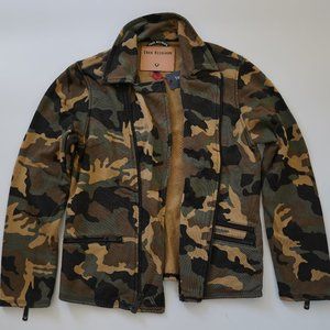 True Religion Men's CAMO MOTO JACKET- Camo [M]